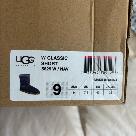 New Classic Short Navy Ugg Boots - Picture 8 of 13